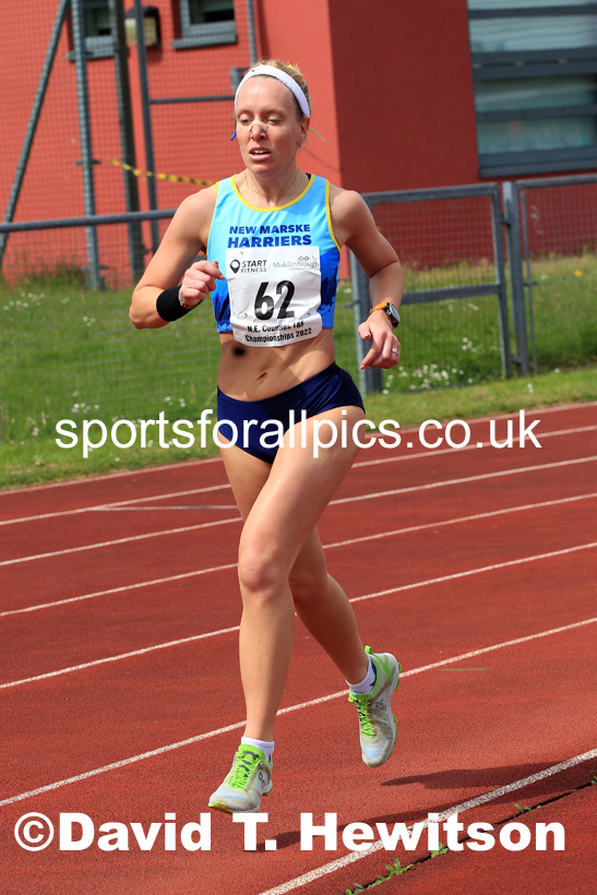 2022 North Eastern Counties AA 10000 metres Champs., Chester le Street, Sat,. May 21st. Photo: David T. Hewitson/Sports for All Pics